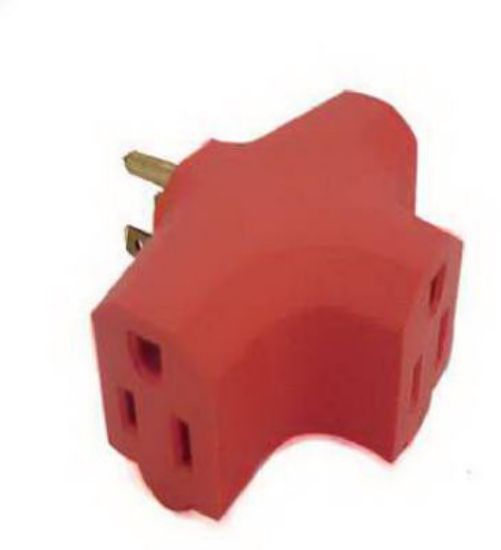 Picture of Triple-Tap Grounded Vinyl T-Shape Orange