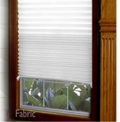 Picture of 48 X 72 Peel-&-Stick Window-Shade Pleated Fabric White