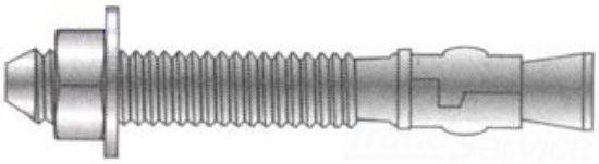 Picture of Wedge-Anchor Zinc-Plated Mild-Steel 1/4" X 2-1/4"