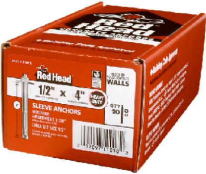 Picture of Sleeve-Anchor Mild-Steel Hex-Nut 1/2" x 4"