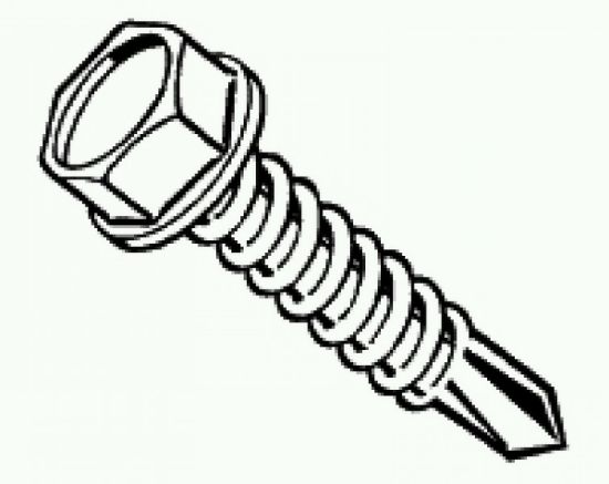 Picture of Sheetmetal-Screw Zinc 2"