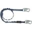 Picture of 6´ Shock Absorbing Lanyard Internal tubular web single leg with 2 snap hooks