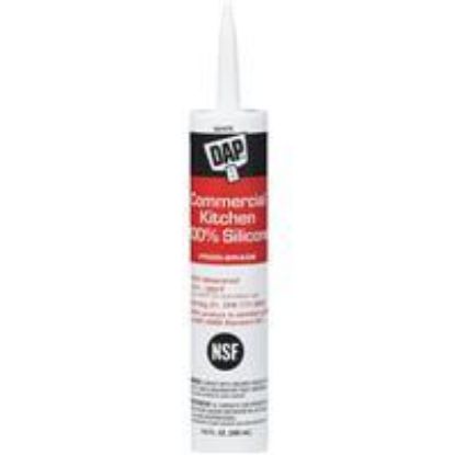 Picture of Caulk-Sealant Certified NSF/ANSI 100% waterproof Silicone-Rubber White