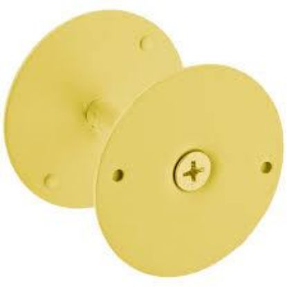 Picture of Cylinder Hole Filler Plate Steel Brass-plate 1-7/8"