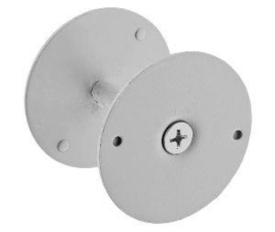 Picture of Cylinder Hole Filler Plate Steel Silver 1-7/8"