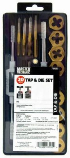 Picture of Sae Tap-&-Die Set 20-piece 6-32 To 1/2-13
