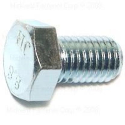 Picture of Hex-cap Bolt Metric Din-931/933 - 8.8 Zinc-plated 1.75 Pitch 12-mm X 20-mm