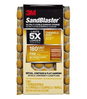 Picture of Sanding-Sponge Ultra-Flexible 4-1/2" x 2-1/2" x 1" 10/cs