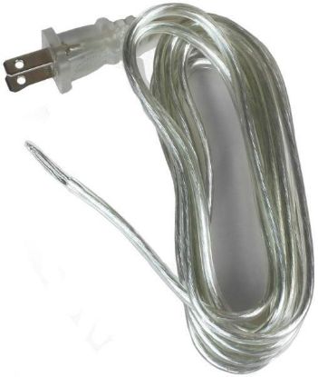 Picture of Replacement-Lamp-Cord Molded-Plug Tinned-Tips Silver