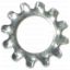 Picture of 3/8" Lock-Washer Zinc External-Tooth