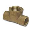 Picture of Cast-brass Straight-tee C X C X F 3/4"