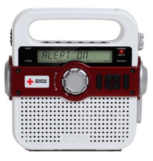 Picture of White Weather Alert American Red Cross Multi-purpose Solarlink Radi