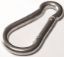 Picture of 3/16 Interlocking-Spring-Snap Steel Zinc 1/4 Opening X 2 Overall Length