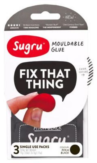 Picture of Sugru Single Use Moldable Glue Black