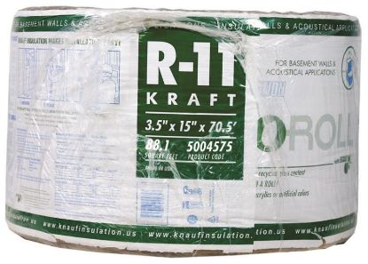 Picture of 15" X 70.5' R-11 Kraft-Faced Building-Insulation