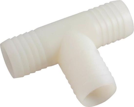 Picture of 3/8" Hose-Barb Tee Nylon Hose-Barb X Barb X Barb