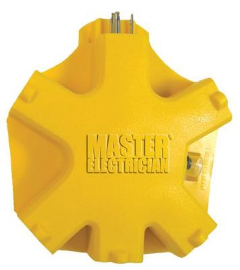 Picture of Yellow 5-Outlet Out Adapter