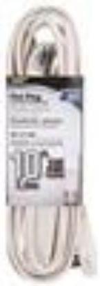 Picture of Extension-Cord 10 Ft White Low-Profile Plug