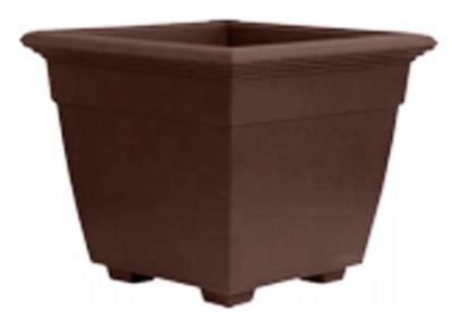 Picture of 15" Resin Deck Box Planter Cocoa
