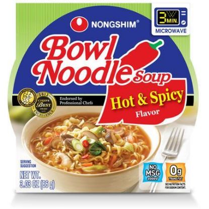 Picture of Bowl Noodle Soup Hot & Spicy Flavor 86g