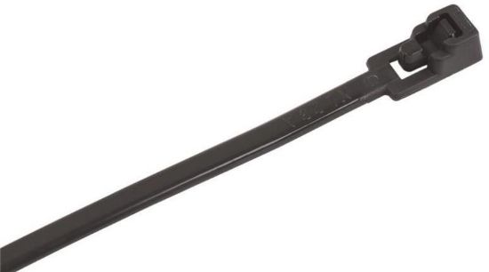 Picture of Cable-Tie 12" Releasable Uv-resistant Black-color