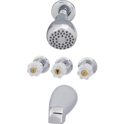 Picture of Home Impressions Three Handle Tub-&-Shower Faucet