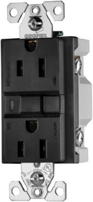 Picture of Electrical-Outlet Self-Test 125-Volt 20-Amp Double-Pole 3-Wire Black