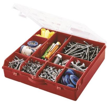 Picture of 8 X 8 X 1-3/4" Organizer Box With Moveable Dividers