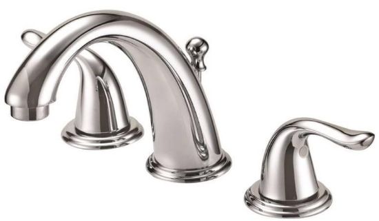 Picture of Lavatory-Faucet Wide-Spread Chrome 1/2 Inlet Plastic Pop-Up
