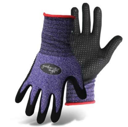 Picture of Gloves Nitrile-Coated Purple/red Knit Wrist Cuff