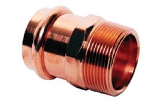 Picture of Copper-Fitting Press-Join 2 Male-Adapter P X Mpt