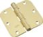Picture of 4" Door-Hinge Loose Pin 5/8"-Radius Polished Brass