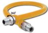 Picture of 1" X 72 Commercial Gas-Connector 360 Swivel-Ends Mesh PVC-Coated Mip X Mip