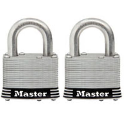 Picture of Keyed-padlock Laminated-Steel 2 In Keyed-Alike 4 Pin 3/8" Diameter X 1" H X 15/16 In W
