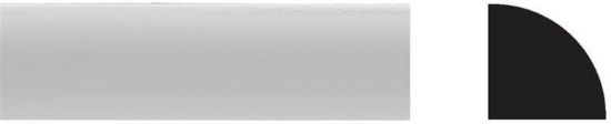 Picture of 1/2 X 8 Quarter-Round Molding Pvc White