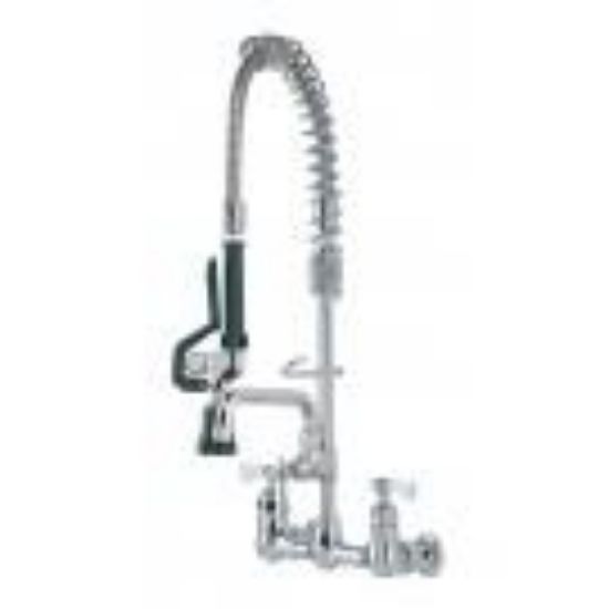 Picture of Wall-Mount Space Saver Pre-Rinse With Spout Add On Faucet