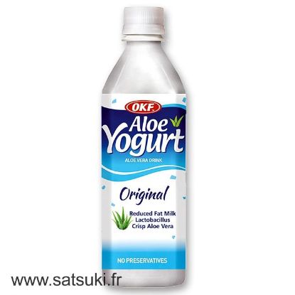 Picture of Okf Aloe Vera Drink Artificially Flavored Plain no Preservatives 500ml(16.9 Fl Oz)