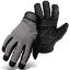 Picture of Breathable Mesh Mechanic Gloves Black/gray Padded Knuckle Lining