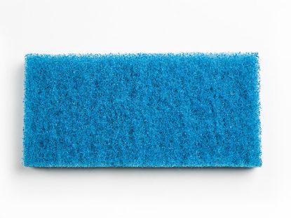 Picture of 4.5" X 9-1/2 X 1 Non-woven Pole-Sander Pad Blue