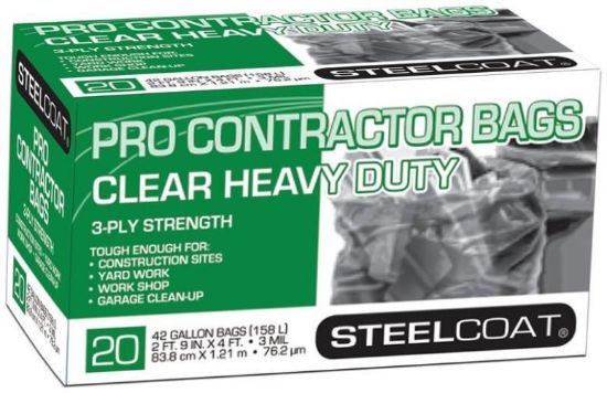 Picture of Trash-Bag Pro 33" L X 48" W X Thick Clear