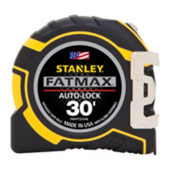 Picture of Tape-measure 1/16" Graduations Metric & Sae 1-1/4" In W X 30 Ft Closed Plastic