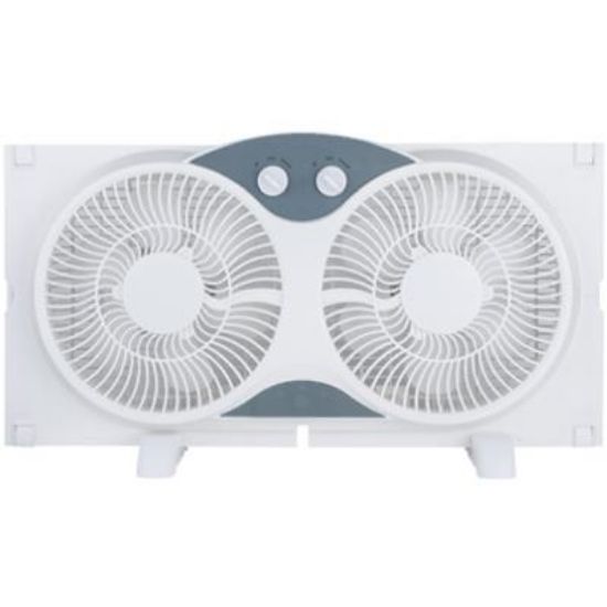 Picture of 9" Twin-Fan Window-Fan Reversible