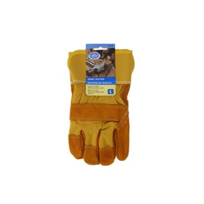 Picture of 2-1/2 Safety Cuff Leather-Palm Work-Gloves