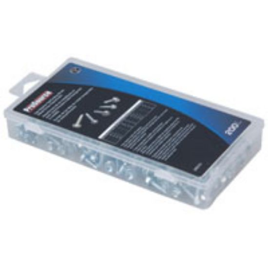 Picture of Sheetmetal-Screw Self-Tapping Screw Assortment Carbon-steel Zinc-plated