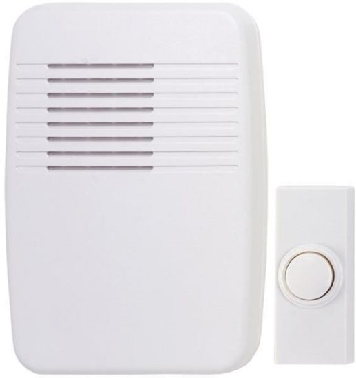 Picture of Plug-in Wireless Doorbell Kit 5-1/8 X 3.500" X 1-3/8 White