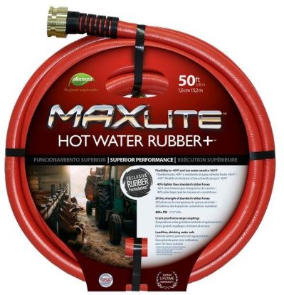 Picture of Water-Hose Reinforced Rubber Hose Red 200 F 400 Psi Potable Water