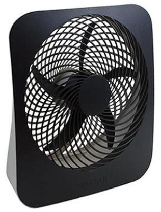 Picture of 10" Desktop Fan Black Ac/dc Operation Require 6 D Batteries