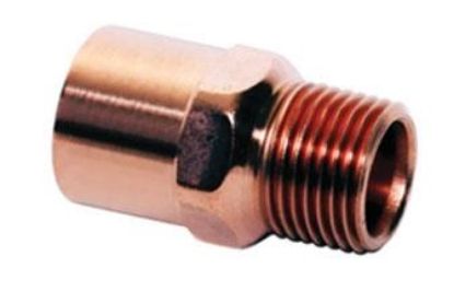 Picture of Copper-Fitting Press-Join Male Street-adapter Ftg X Mpt 1/2"