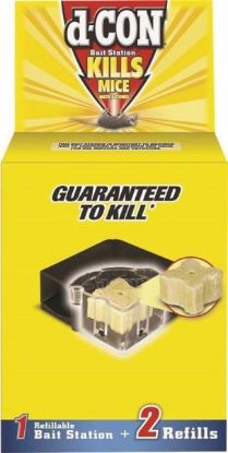 Picture of 0.7 Oz Refillable Mouse-Bait Bait-Station With 2 Refill
