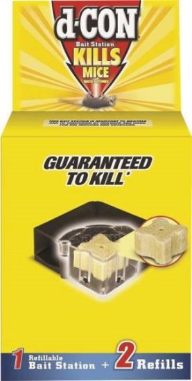 Picture of 0.7 Oz Refillable Mouse-Bait Bait-Station With 2 Refill